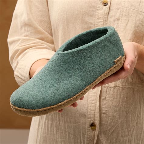 Shoe with leather sole - North Sea – glerups.co.uk