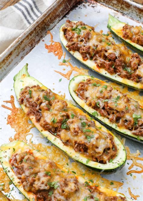 Zucchini Taco Boats - Vegetable Recipes