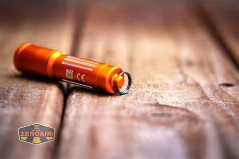 Olight i3E EOS Orange Flashlight Review - ZeroAir Reviews