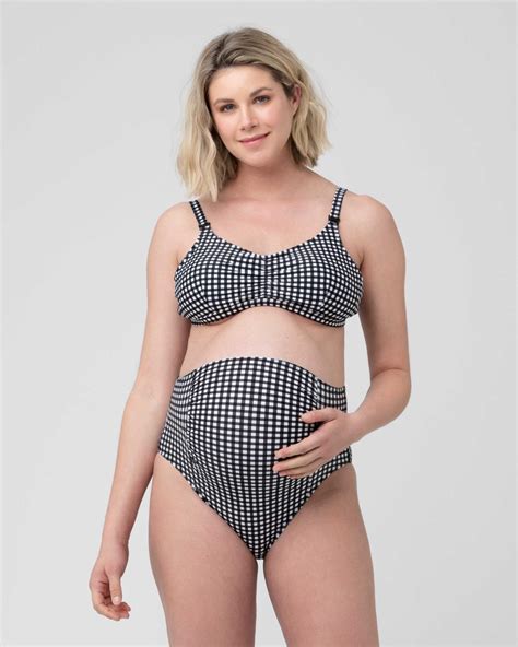 Ripe Maternity Check Nursing Bikini Set - Australia