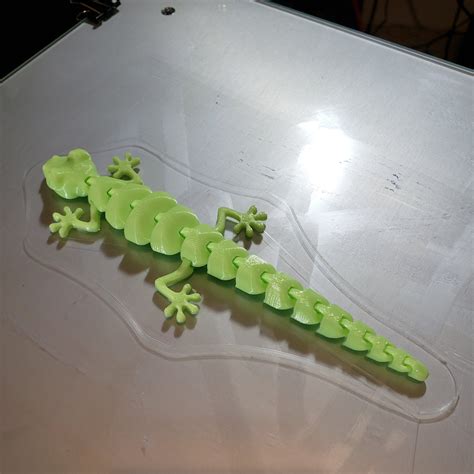 3D printing Articulated Lizard v2・Cults