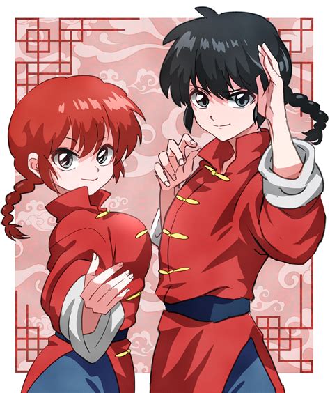 ranma-chan and saotome ranma (ranma 1/2) drawn by 26caaan | Danbooru