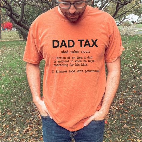 Dad Tax Comfort Color Shirt, Fathers Day Shirt, Funny Dad Shirt, New ...