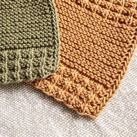 Free Beginner Dishcloth Knitting Pattern - Parsley Dishcloth ...