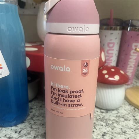 Whole Foods Owala Collaboration Rosy Dreams 32 Oz... - Depop