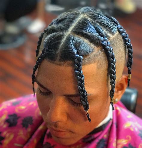 Pin by Beyond The Chair on Men's Hairstyles | Single braids hairstyles ...