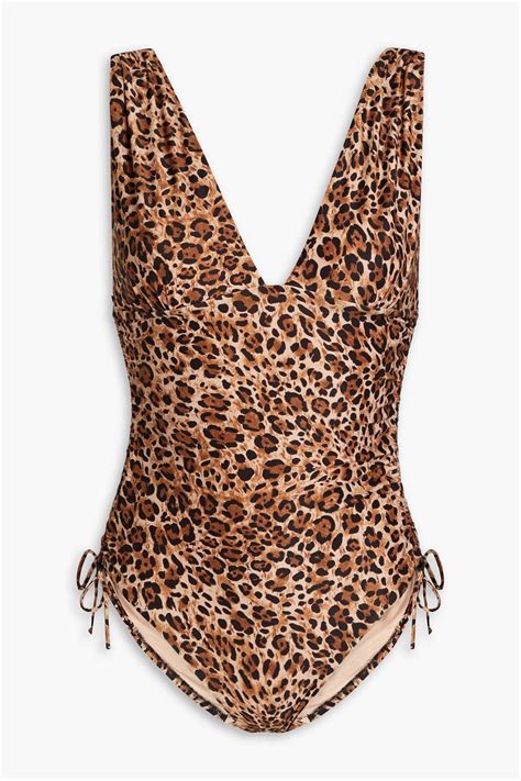 MELISSA ODABASH Chile leopard-print swimsuit | THE OUTNET