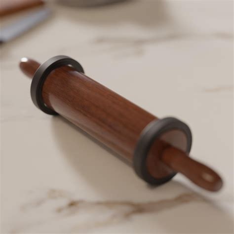 3D Printable Rolling Pin Rings STL - Dough Thickness Guides for Baking ...