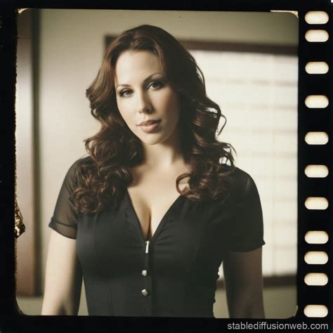 gianna michaels in a one piece swimsuit she is behind a lemonade stand ...