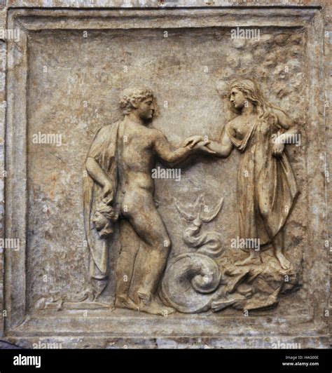 Perseus and Andromeda. Relief. National Archaeological Museum, Naples ...