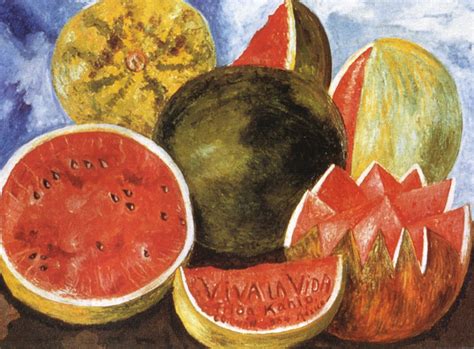 Viva la Vida, Watermelons, 1954 - Frida Kahlo - WikiArt.org
