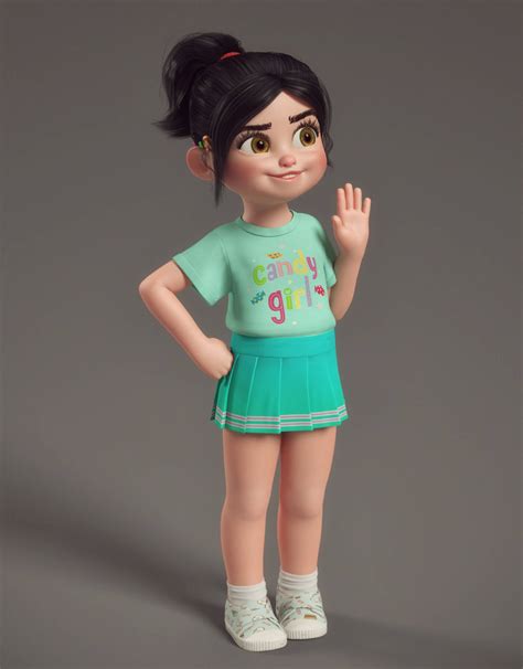 Peluca Cosplay Vanellope Von Schweetz