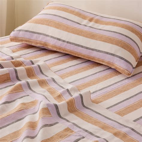 Striped Bed Sheets For All Bed Sizes | Sheet Society