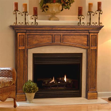 Fabulous Full Surround Mantel Fireplace And