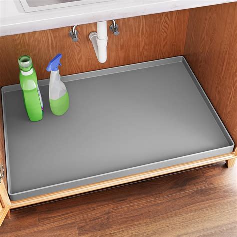 Amazon.com - FLATO Waterproof Under Sink Mat 34" x 19" Shelf Liner for ...