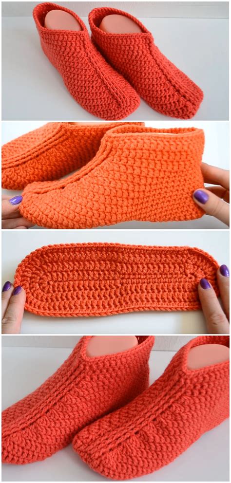 Crochet Pattern For Easy Slippers at Lilian Knopwood blog