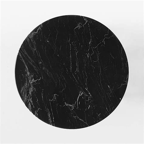 Irwin Black Marble Side Table by Paul McCobb + Reviews | CB2