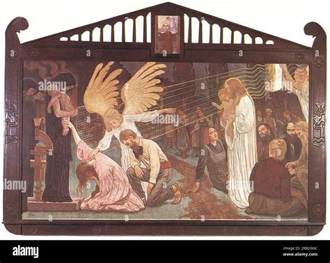 Ego sum via, veritas et vita 1903 by Aladar Korosfoi-Kriesch Stock ...