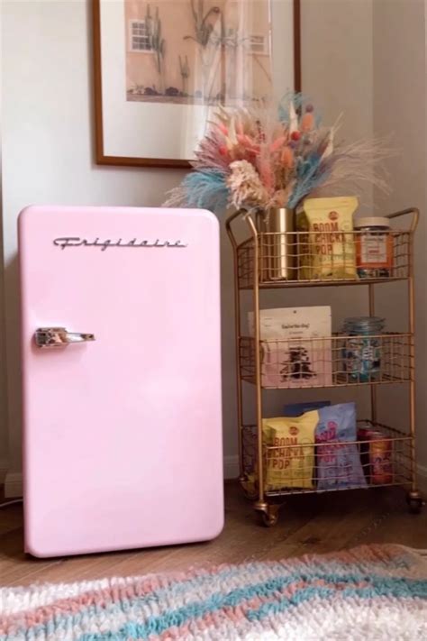 Pink Mini Refrigerator
