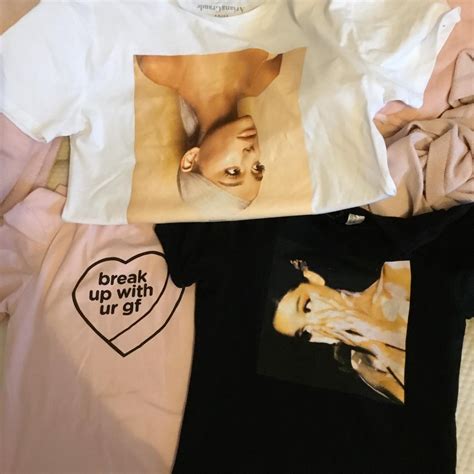 Ariana grande shirts Bundle Like new! - Depop
