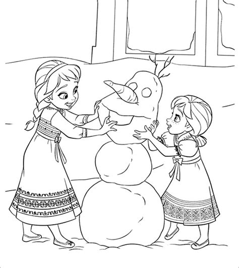 Frozen Coloring Pages - ColoringBay
