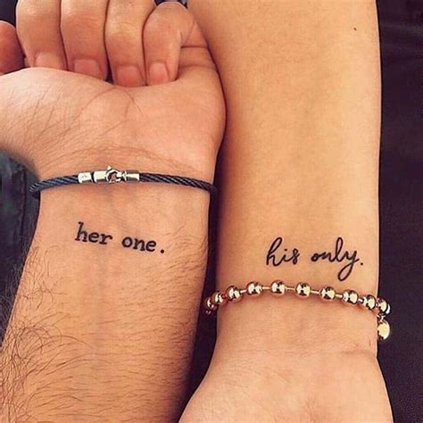 30+ Best Soulmate Matching Couple Tattoos That You'll Love | Fashionterest