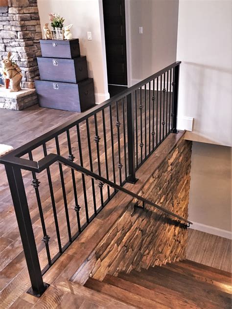 Wrought Iron Stair Railings Interior Custom Wrought Iron Railings By