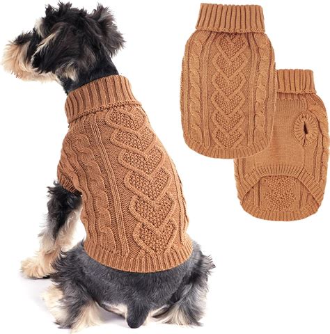 Amazon.com : Small Dog Sweaters Dog Sweaters for Small Dogs Winter Dog ...