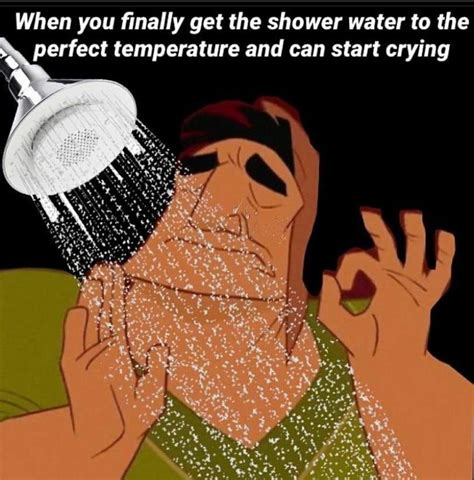 Shower Cry Memes If You Cry In The Shower, They Can't See Your Tears