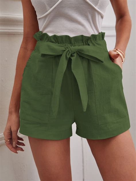 Paper Bag Shorts Outfit at Catherine Dorsey blog