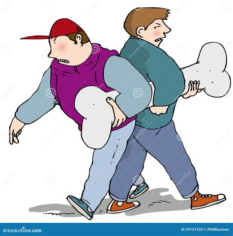 Bone of Contention stock vector. Illustration of disagreement - 39131333