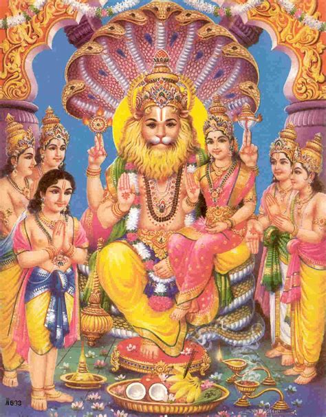 [100+] Lord Narasimha Wallpapers | Wallpapers.com