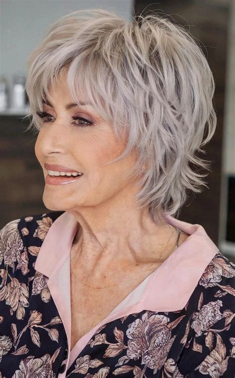 16 Trendy Shag Haircuts Women Over 70 Can Pull Off | Hair cuts, Short ...