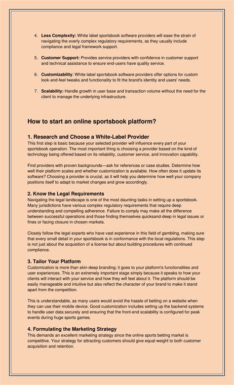 PPT - How to Start a white label Sportsbook in 2024 PowerPoint ...