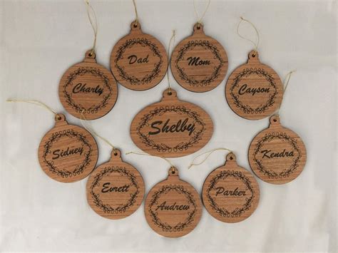 Personalized Christmas Ornaments - Glowr Design LLC