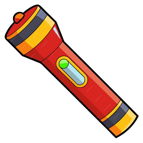 Flashlight clipart vector art and illustration | Premium AI-generated ...