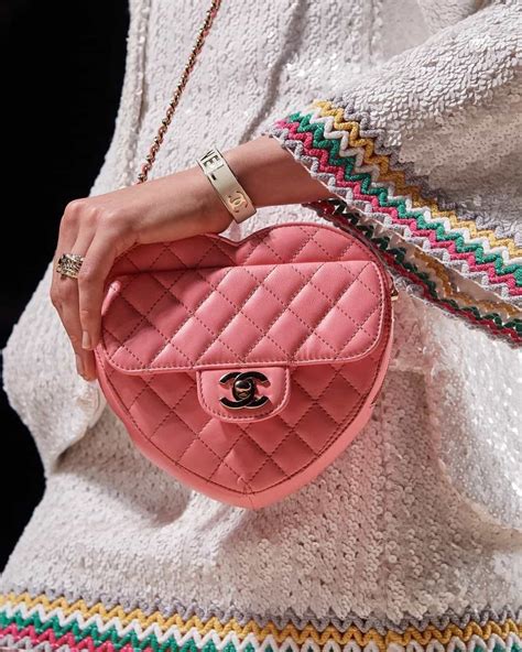 Chanel Heart Shaped Bag Details • Petite in Paris