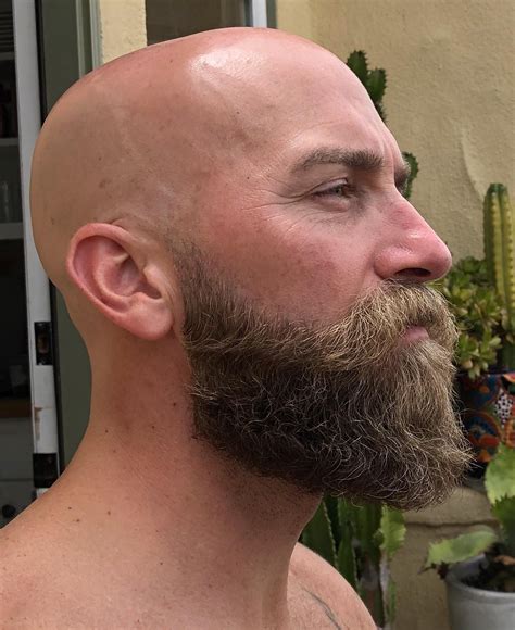 40 in a month. Beard Styles Bald, Beard And Mustache Styles, Bald Men ...