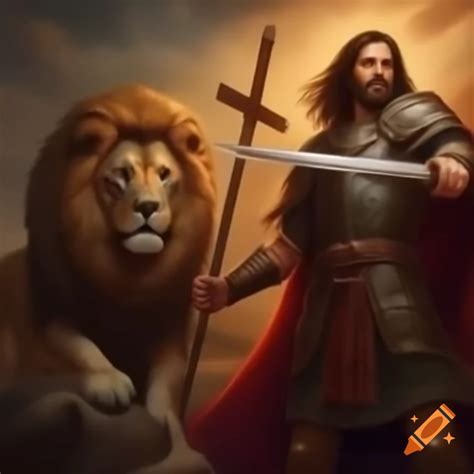 Biblical Warrior With Sword