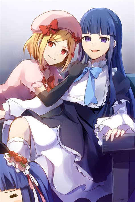 frederica bernkastel, furudo erika, and lambdadelta (umineko no naku ...