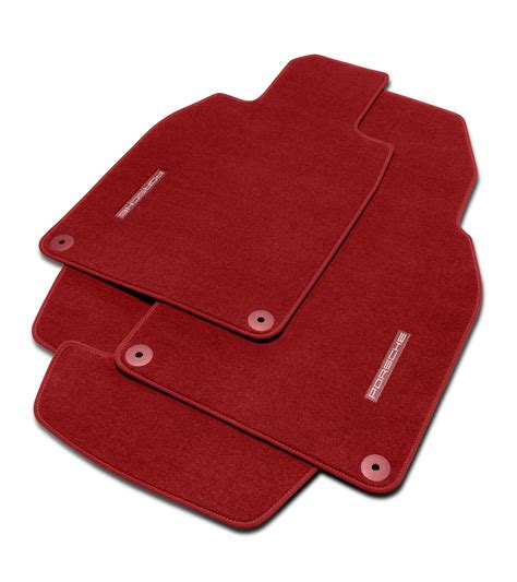 Porsche Floor Mats - Carrera Red - 99155161310N10 - 991 12-18 ...