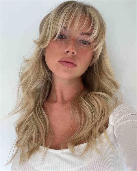 26 Beautiful Long Hair Ideas With Wispy Bangs - Styleoholic
