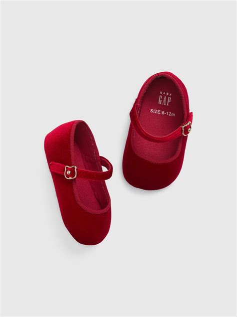 Baby Velvet Mary Jane Flats | Gap