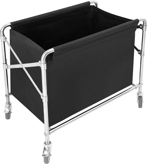 Amazon.com: Folding Laundry Cart with Wheels, 300L Large Collapsible ...