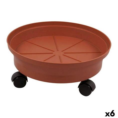 Dessous d'Assiette Green Time Greentime Avec des roues Marron 28 x 28 x ...