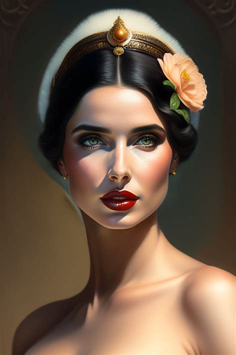 Lexica - Anna de Armas as Isabella Rossellini as Venus, goddess of fertility in the style of Tom ...