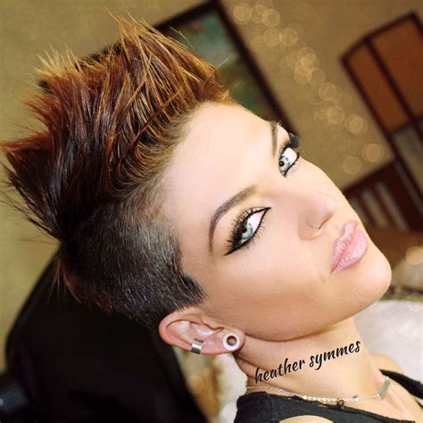 13+ Casual Short Hairstyles Faux Hawk Women