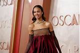 Zoe Saldaña's Oscars Dress Took the Bubble Trend to the Extreme