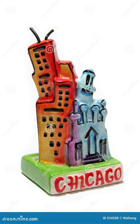 Chicago souvenir arkivfoto. Bild av skärm, minne, chicago - 534208