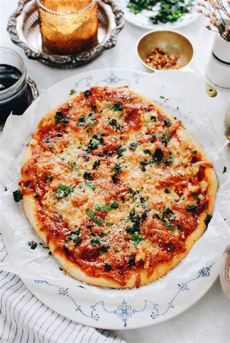 Pepperoni and Artichoke Heart Pizza - Bev Cooks